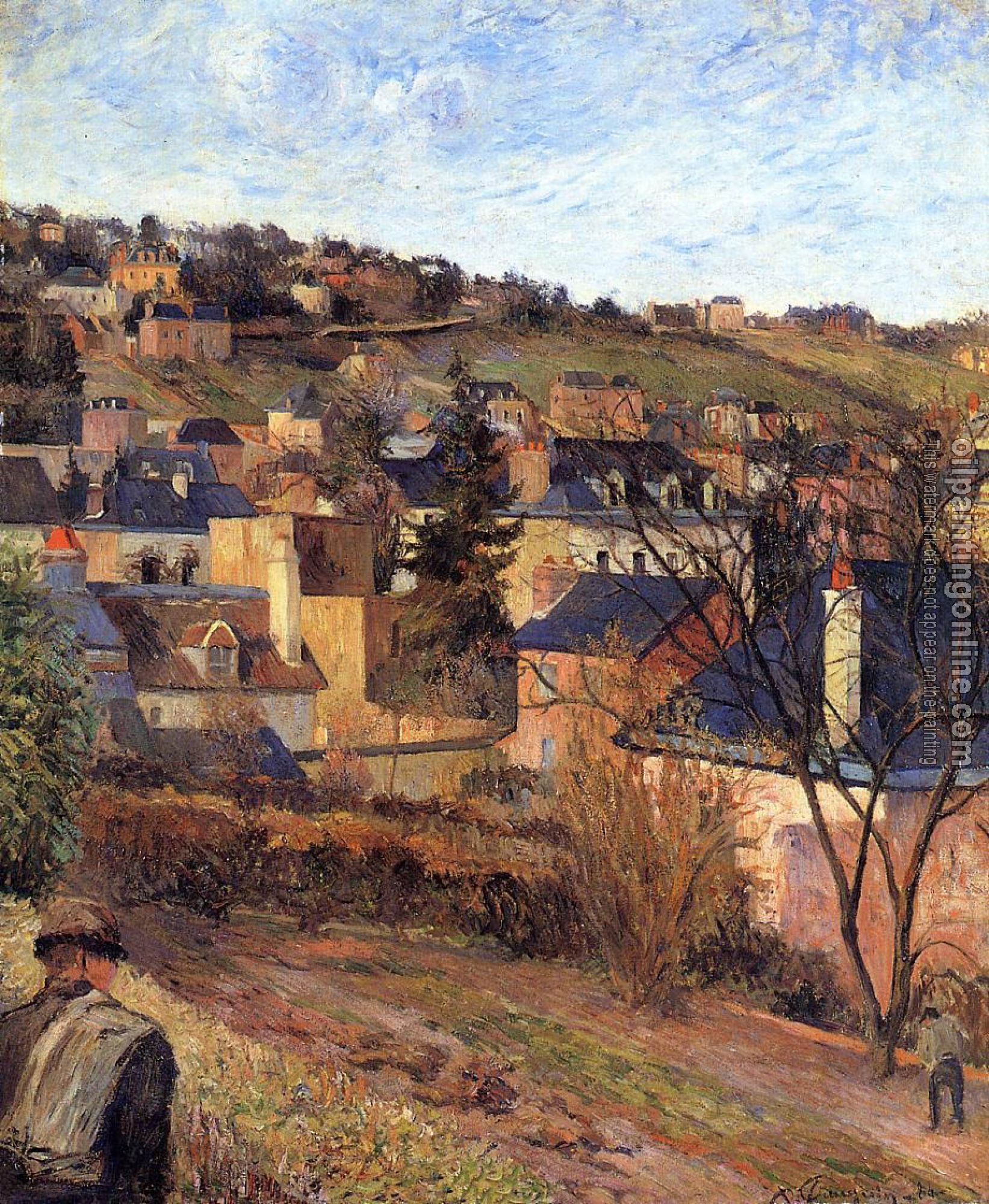Gauguin, Paul - Blue Roofs, Rouen